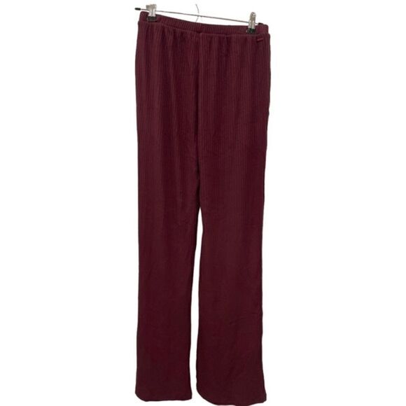 n: Philanthropy Revolve Reign Straight Leg Pull on Burgundy Pants.Size M - Picture 5 of 10